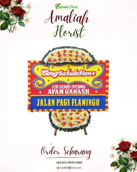 Sewa Papan Bunga Kaling